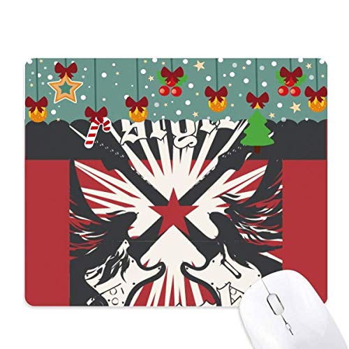 Tapis de souris tapis de bureau guitare rock motif combinaison de motifs de souris