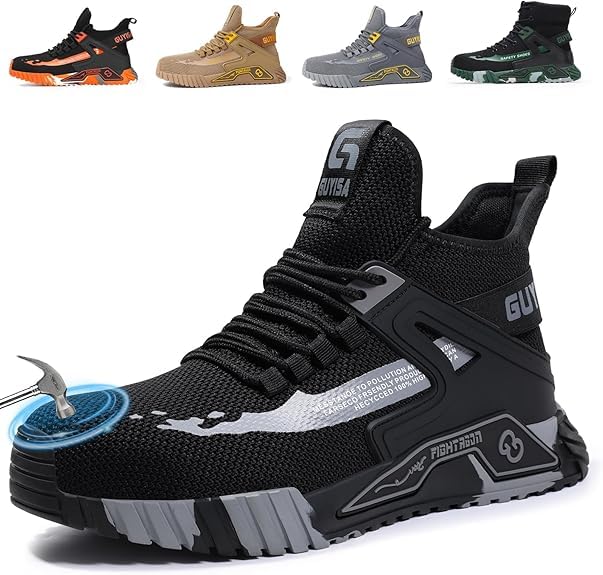 Chaussures de sécurité LAoutun homme femme légères avec embout acier