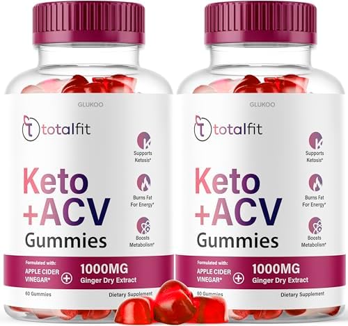 (2 Pack) Total Fit Keto ACV Gummies: Max Strength 1000mg Advanced Apple Cider Vinegar Supplement – Oprah – 120 Gummys for Weight Loss, Ketosis, Shark, Energy in Tasty and Gummy Formulation, Tank, Plus (2 Pack) Total Fit Keto ACV Gummies: Max Strength 1000mg Advanced Apple Cider Vinegar Supplement – Oprah – 120 Gummys for Weight Loss, Ketosis, Shark, Energy in Tasty and Gummy Formulation, Tank, Plus