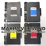 [page_title]-4 XXL Gel Drucker-Patronen Set für Ricoh GC-41 Black, Cyan, Yellow & Magenta (schwarz, rot, blau, gelb) kompatibel mit Aficio SG-2100N SG-3100 Series SG-3100SNW SG-3110DN SG-3110DNW SG-3110N SG-3110SFNW SG-3120BSF SG-3120BSFN SG-3120BSFNW SG-7100DN SG-K3100DN Tintenpatronen