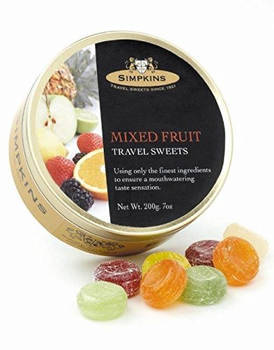 Simpkins - Dolci da viaggio misti alla frutta, confezione da 5
