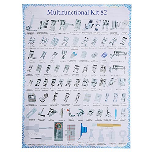 Set de 82 Piezas Pies para Máquina de Coser Doméstica miniatura 4