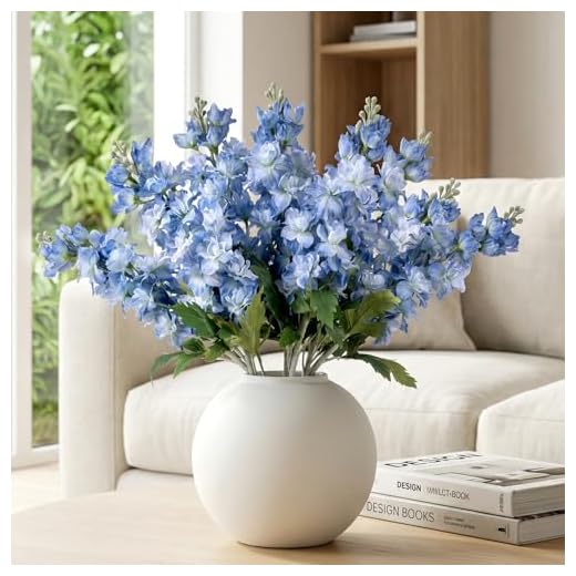 Delphinium Artificial Flowers for Home Decor