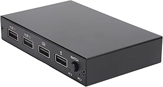 Sxhlseller 2 In 1 Out Switch High Definition Multimedia Interface Signal Source, Sharing Device With Cable Hd Multimedia Interface 1.4 Peripheral Switcher Box Hub Lightweight Portable