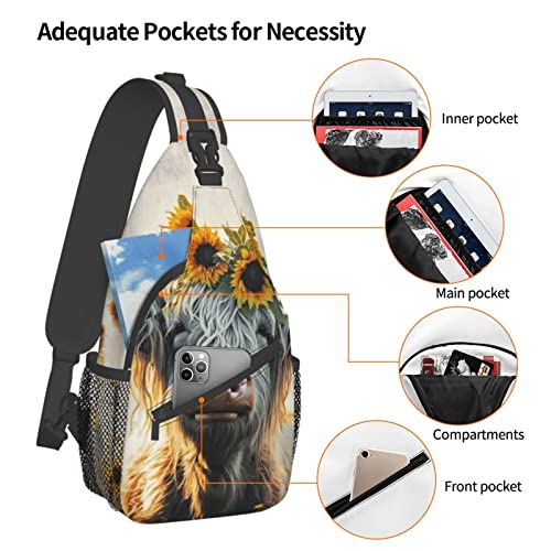Bolso cruzado compacto para senderismo unisex FYCFSLMY miniatura 3
