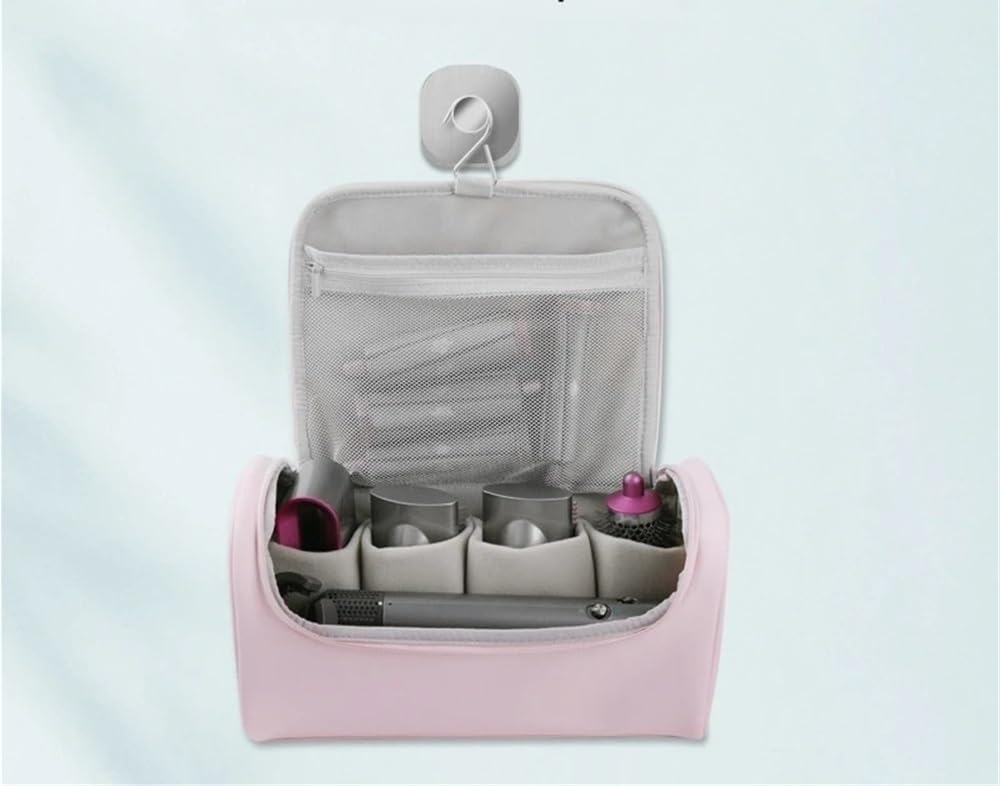 Wielofunkcyjna kosmetyczka Mężczyźni Kobiety Podróże Zewnątrz Wisząca Torba Organizatora Toaletowego Wielokolorowa(Pink)