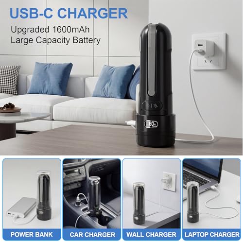Bidé portátil para viaje, rociador eléctrico de mano para higiene personal miniatura 4