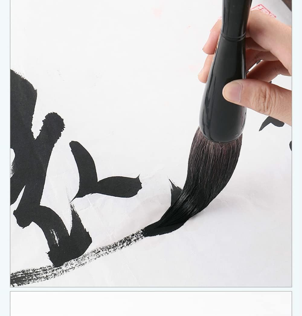 1pc Oversized Chinese Bear Multiple Hairs Brush Regular Script Calligraphy Writing Drawing Brush