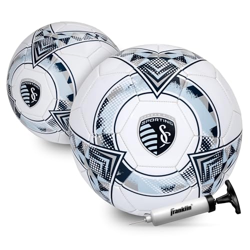 Image of Franklin Sports Official MLS Team Soccer Balls - Official Size 5 Soccer Balls - Regulation Size + Weight Soccer Ball for Kids + Adults - Boys + Girls Soccer Ball - Air Pump Included