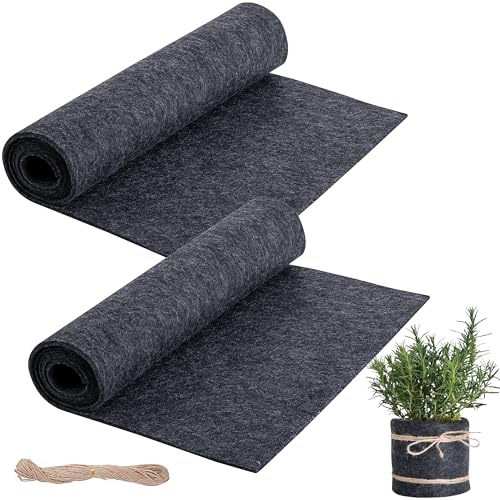 GIONAR Lot de 2 rouleaux de tapis de protection hivernale pour plantes en pot, 40 x 120 cm, protection contre le gel, protection hivernale, protection contre le froid, les arbres, les plantes en pot