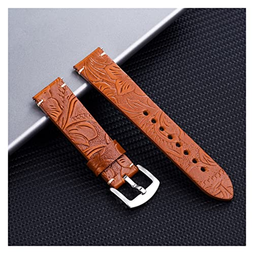 JUSTSHENGKUANG Correa 20 mm 22 mm Correa Pulsera Pulsera Correa Cover