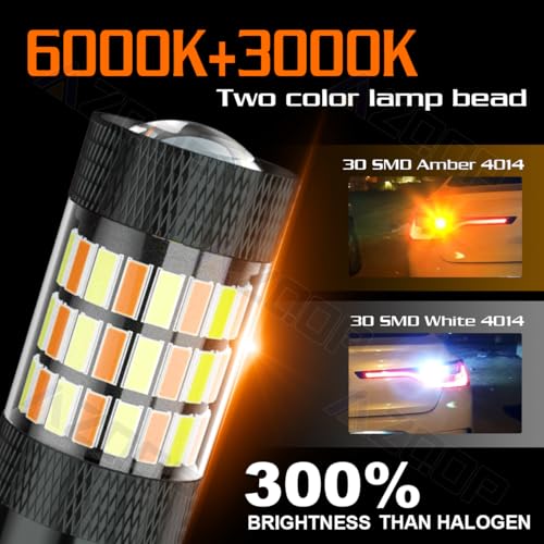 Image of LED Turn Signal Bulbs For Chevy Silverado /GMC Sierra 1500 2500 (2001-2013)