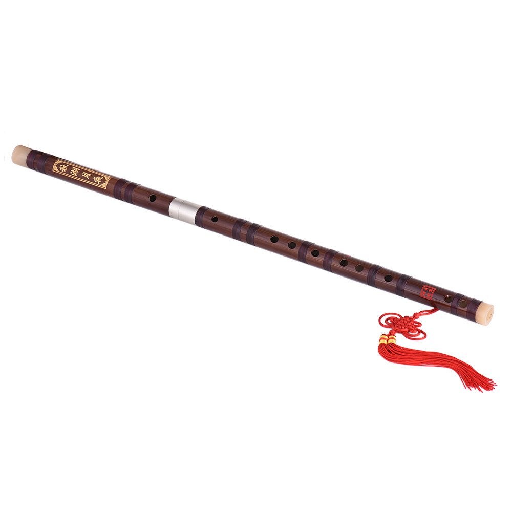 Pluggable Bitter-Bambusflöte, Dizi, traditionell, handgefertigt, chinesisches Musikinstrument, Tonart C, für Lernniveau, professionelle Leistung mit reinem melodischem Klang, einfach zu spielen