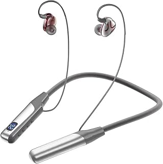 iFAST IF-H6 Digital Display Bluetooth Wireless Neckband Earphone| HD Call Stereo Bass | Up to 40 Hours Music Playtime |Noi... Price In India
