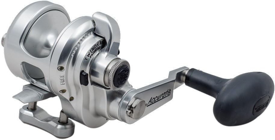 Accurate BX2-600 Boss Extreme 2-Speed Reel - Silver/Blue
