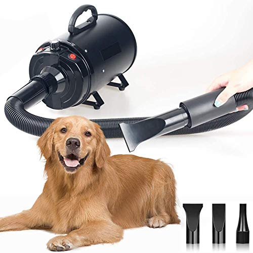 Makro Hund Katze Haartrockner Haartrockner Einstellbare Windgeschwindigkeit Temperatur Pet Grooming Blaster Gebläse, 3,2 PS 2400 W