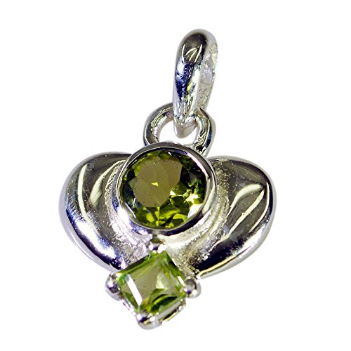 Collier Péridot Vert Pierre de Naissance d'Août Idée Cadeau