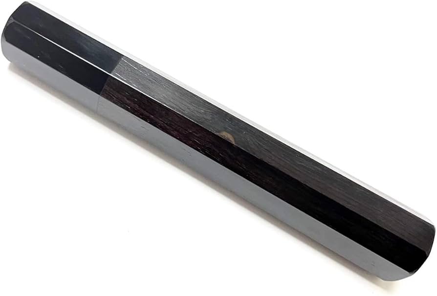 5本セット 三段 白水牛角 柳刃300 黒檀 柳刃尺 包丁の柄 八角柄 ハンドル Amazon | 柳刃尺 柳刃300 手作り包丁柄 牛角 黒檀 唐木 高級銘木 和