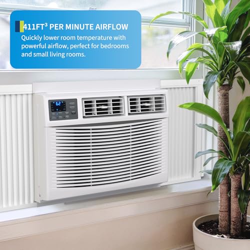 Image of 18000 BTU Window Air Conditioner with Heater, 4-in-1 WiFi Smart Window AC Unit with Cooling & Heating for Rooms Up to 1000 Sq Ft, Remote /App Control, Compatible with Alexa & Google Assistant