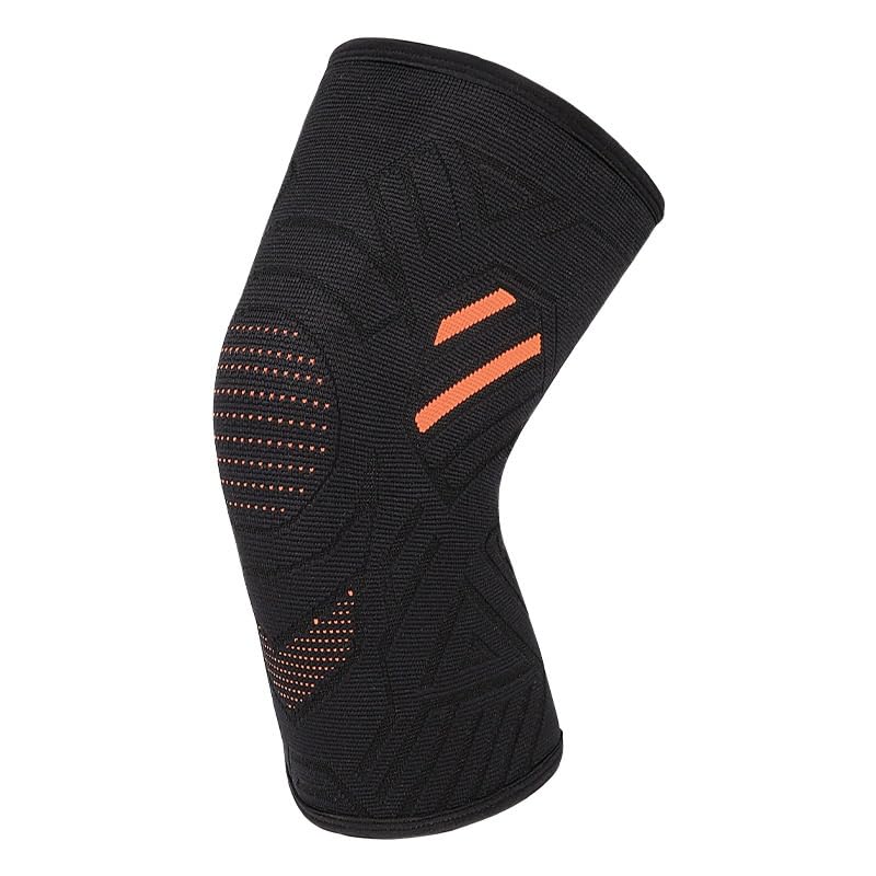 Exercise, protection Sports Knee Pads Silicone Anti-slip Protective Gear Outdoor Meniscus Running Knee Pads for Fitness, cycling, running, playing football(X-Large)
