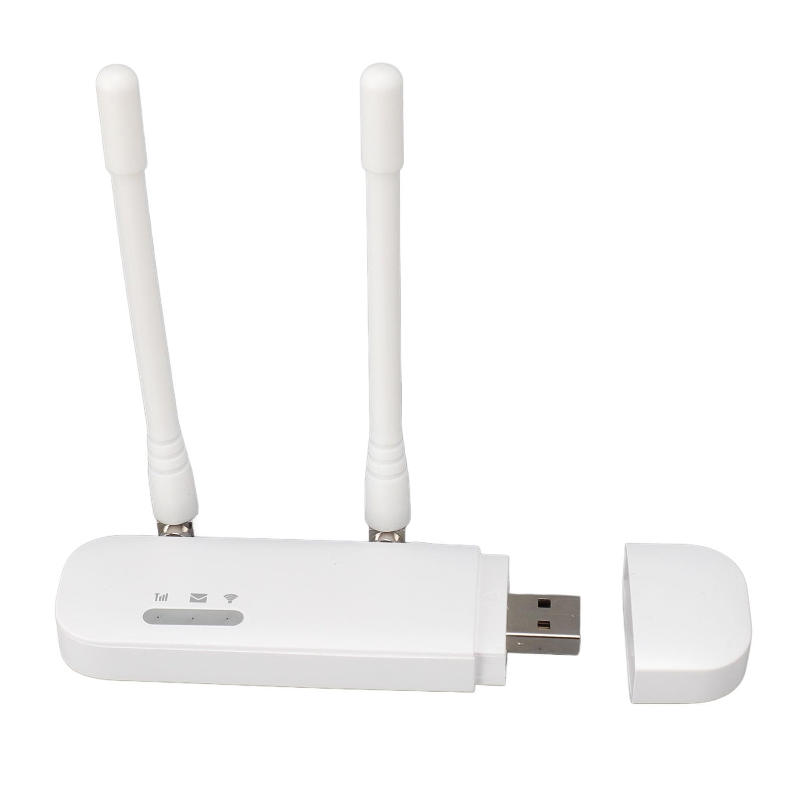 WiFi Portatile USB 4G 150Mbps Velocità Veloce 10 Utenti Che Condividono Hotspot WiFi Mobile per la Regione Europea, Scheda Plug-in Bianca ABS per Famiglie