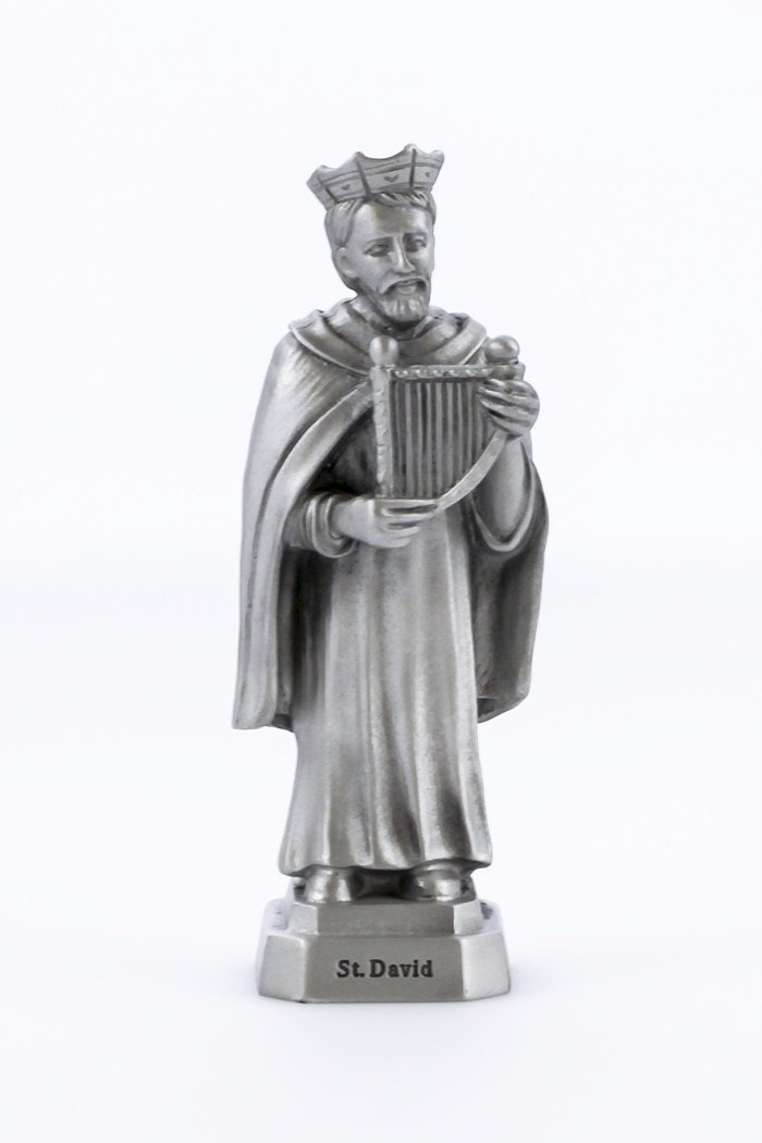 The Bethany Collection Fine Pewter Statues Pewter Catholic Saint