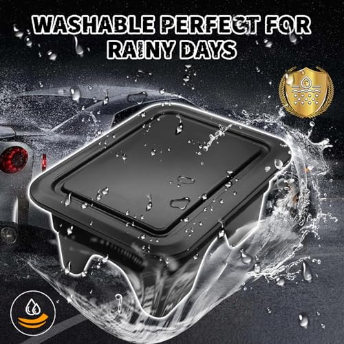 Hirificing 2PCS Truck Stake Pocket Covers, Truck Bed Accessories for Dodge Ram 1500 Bed Rail Caps, Truck Bed Hole Plugs Dustproof Protecting Rear Truck Holes Covers for Dodge 2019-2023 1500 2500 3500