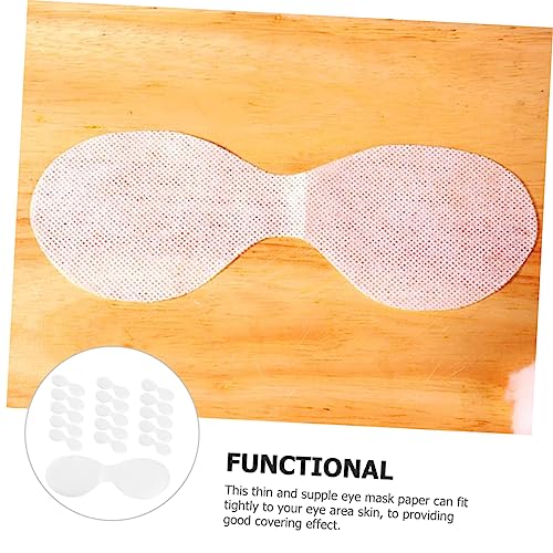 FRCOLOR Filme Para Os Olhos Papel Máscara Facial Cuidados Com A Remendo De Tecido Não Tecido Branco