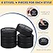 Soulchen 24 Pcs Motivational Ice Hockey Pucks Pack with Mesh Bag 3