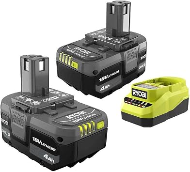 ONE+ 18V Lithium-Ion 4.0 Ah Battery 2-Pack and Charger Kit, 1 PSK006