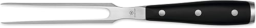 Wusthof Classic Ikon - Tenedor para carne, 6.0 in, color negro