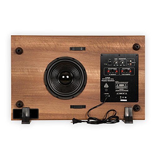Theater Solutions SUB8SM Slim Subwoofer (Mahogany), 8-Inch Slim - Thumbnail 2
