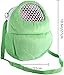 FORZENA Sugar Glider Carrier Pouch Portable Travel Bag Warm Breathable Outdoor Sleeping Bag for Small Pet Guinea Pig Hedgehog Chinchilla Hamster Squirrel Rat (Green,S)