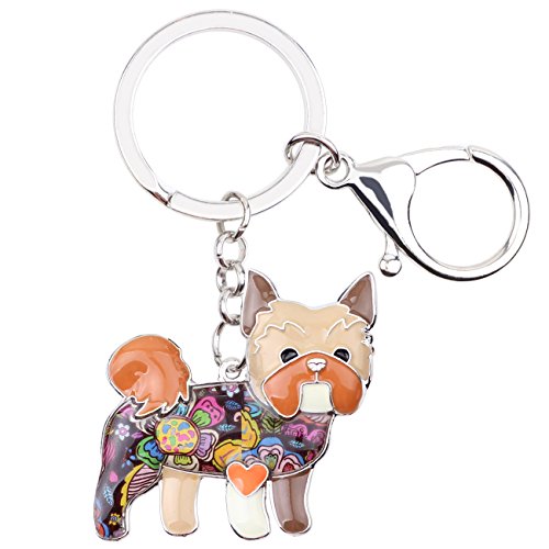 REGALO DEGNO: Regalo ideale per gli amanti dei cani, per i proprietari di Yorkshire Terrier e per le donne e le ragazze attente alla moda.