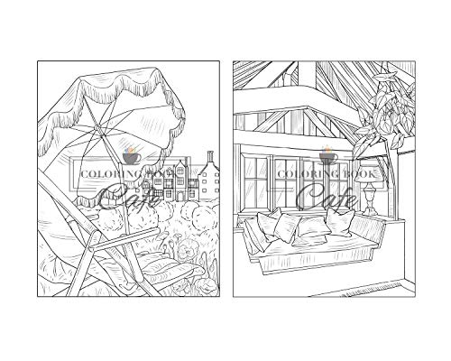 100 Countryside Scenes: An Adult Coloring Book Featuring 100 Amazing Coloring Pages with Beautiful C