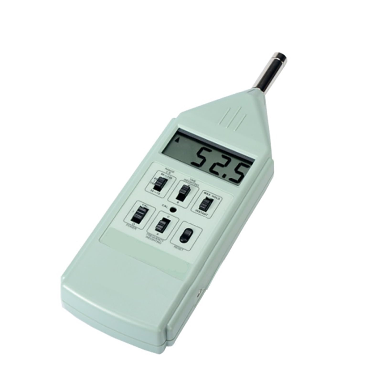 Medidor de Decibeles, Medidor de ruido nivel sonido digital profesional 30-130 dB (30-70,60-100,90-130), 31,5-8000 Hz