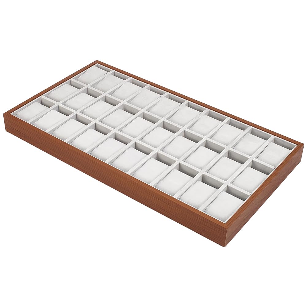 UNICRAFTALE Plateau Organiseur De Montres En Bois Range Bijoux Pour Tiroir