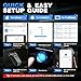 XTOOL Anyscan A30D OBD2 Scanner Diagnostic Tool Wireless, Bidirectional Scan Tool with Lifetime Updates & 19 Resets, Crank Sensor Relearn, Full System Diagnostics, Car Code Reader for iPhone/Android