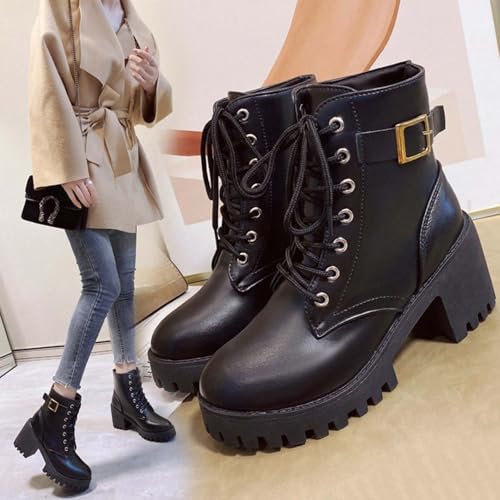 Bottes de combat stylées en polyuréthane pour vos sorties urbaines