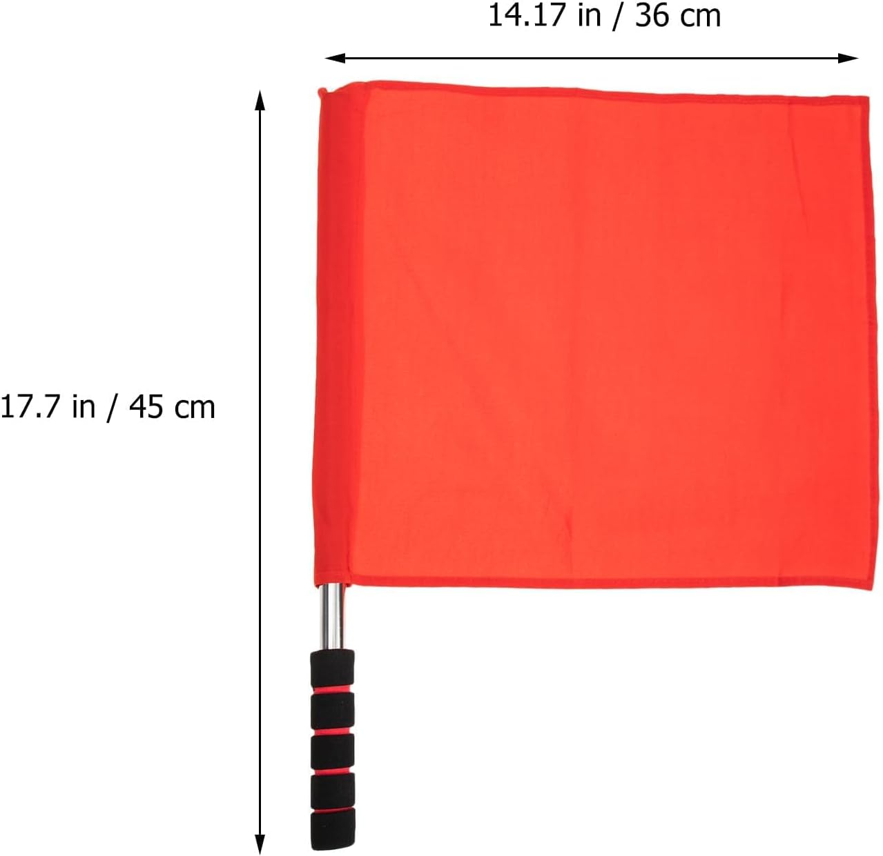 Volleyball Flags Line Judge: 8PCS Referee Flags Volleyball Lightweight Referee Equipment for Volleyball, Track and Field, Red