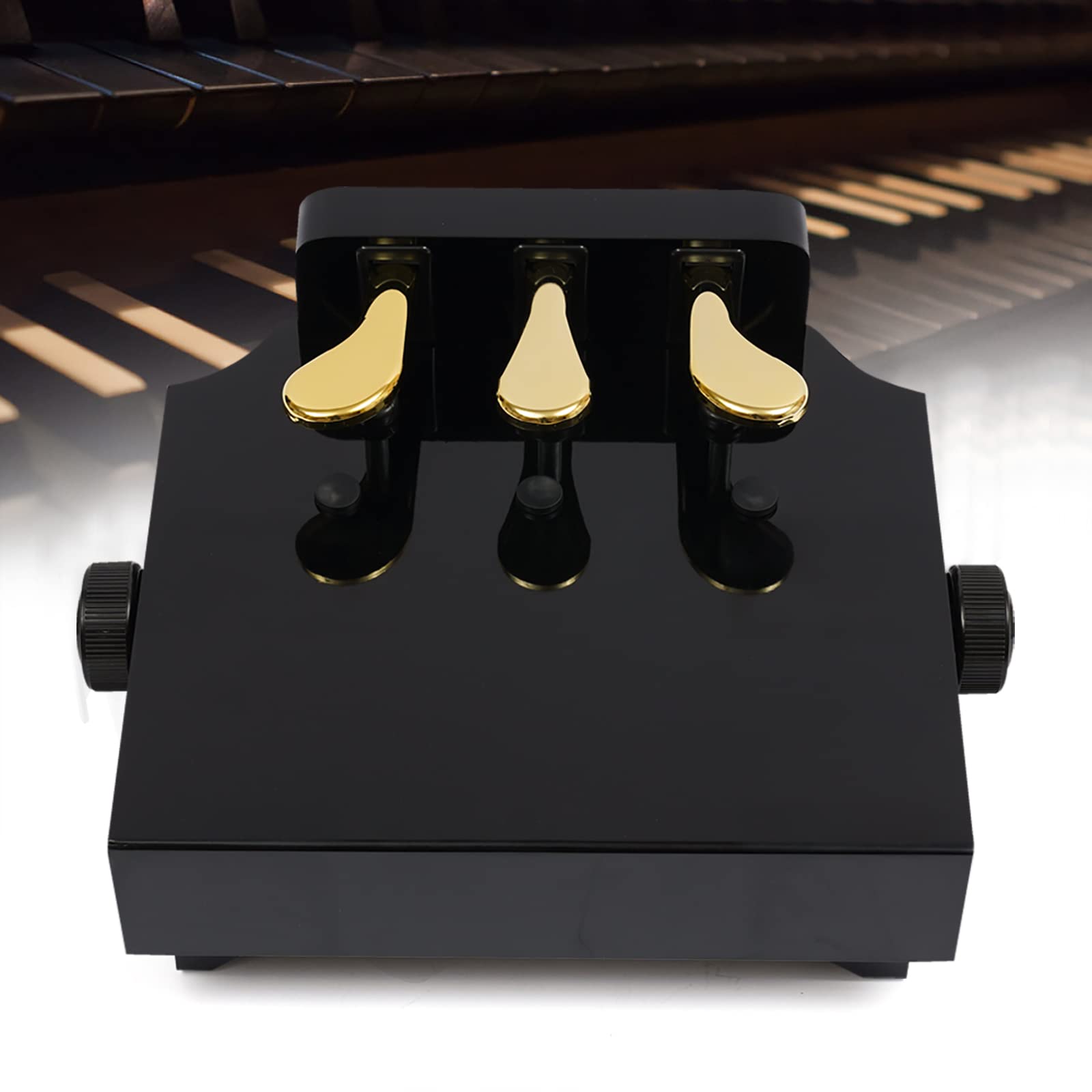Extensión De Pedal De Piano Ajustable Para Niños - Soporte De 3 Pedales, Altura Regulable De 13.5 A 23 Cm