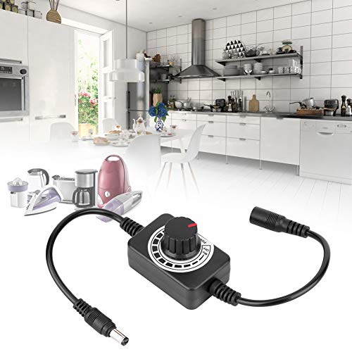 Tbest - Pièces de Broyeur de Déchets Alimentaires 5-24 V DC Interrupteur de Contrôle de Vitesse Moteur de Ventilateur Régulateur de Vitesse Moteur Pistolet Machine Gradation en Continu