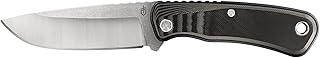 GERBER Gear Downwind Drop Point - Hunting Knife with Sheath for Camping & Hunting Gear - Olive - GERBER