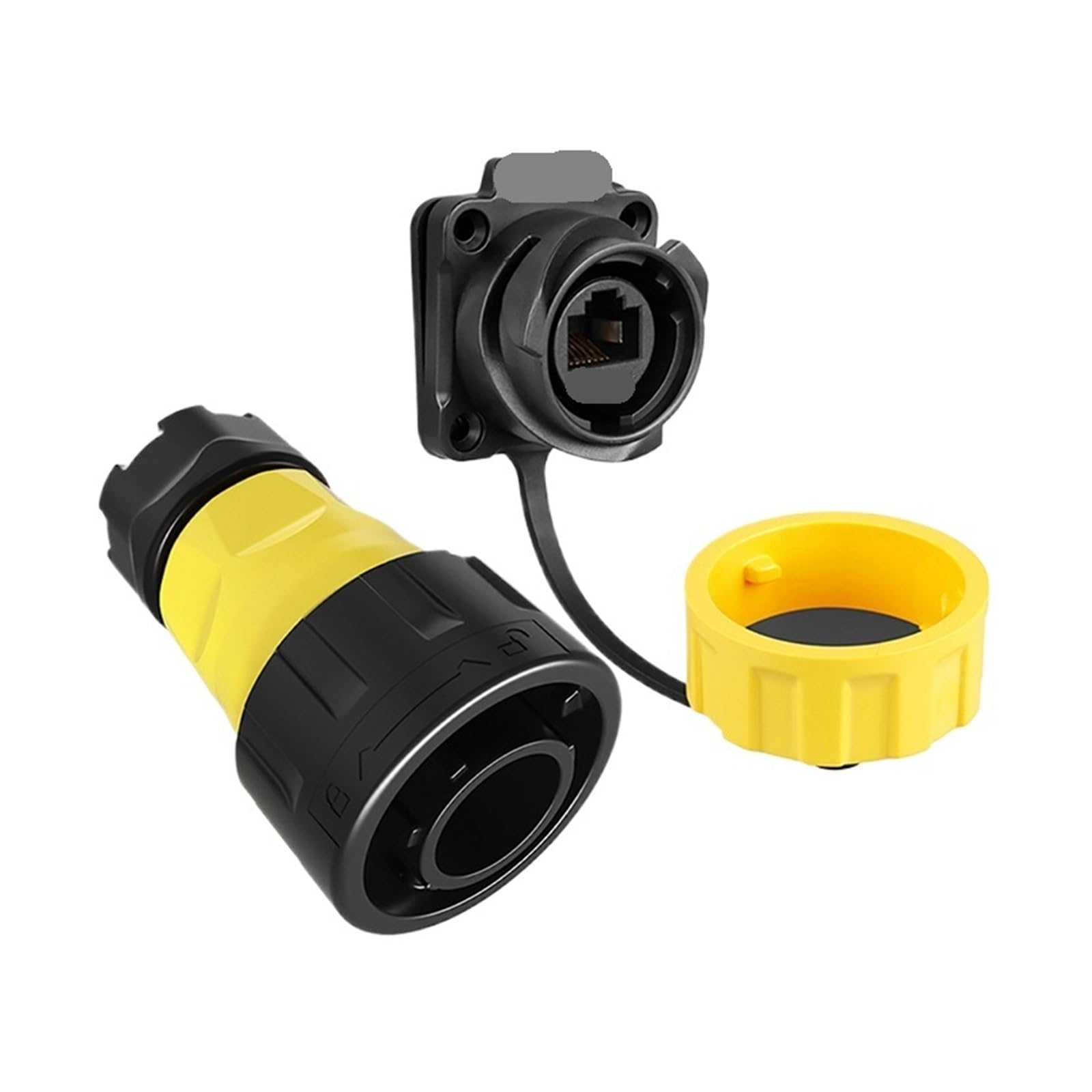 1 connecteur RJ45 en plastique étanche YM24(YM-24 RJ45 set)