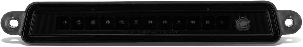 DNA MOTORING 3BL-NARM04-LED-RD Red Lens LED High Mount 3rd Third Brake Light [Compatible with 05-15 Nissan Armada / 04 Pathfinder Armada / 04-10 Infiniti QX56]