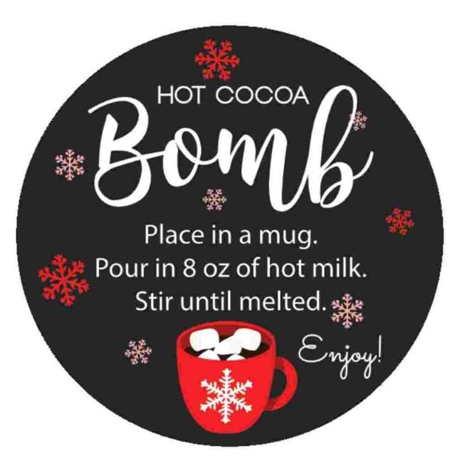 amazon-com-1-9-inch-stickers-hot-cocoa-bomb-instructions-60-labels-black-red-office-products for Hot Chocolate Bombs Instructions Free Printable Amazon.com: 1.9 Inch Stickers Hot Cocoa Bomb Instructions 60 Labels (Black-Red) : Office Products for Hot Chocolate Bombs Instructions Free Printable