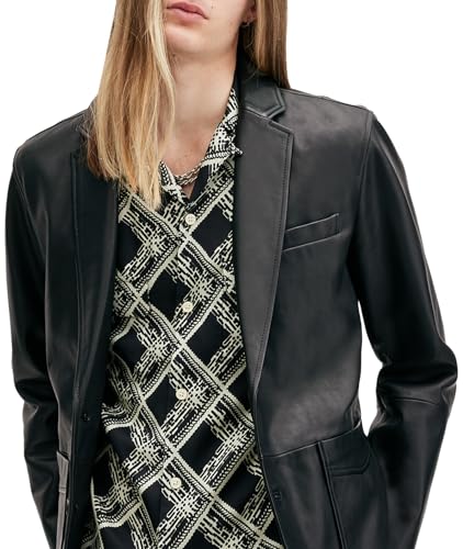 Men's Andrius Leather Blazer2