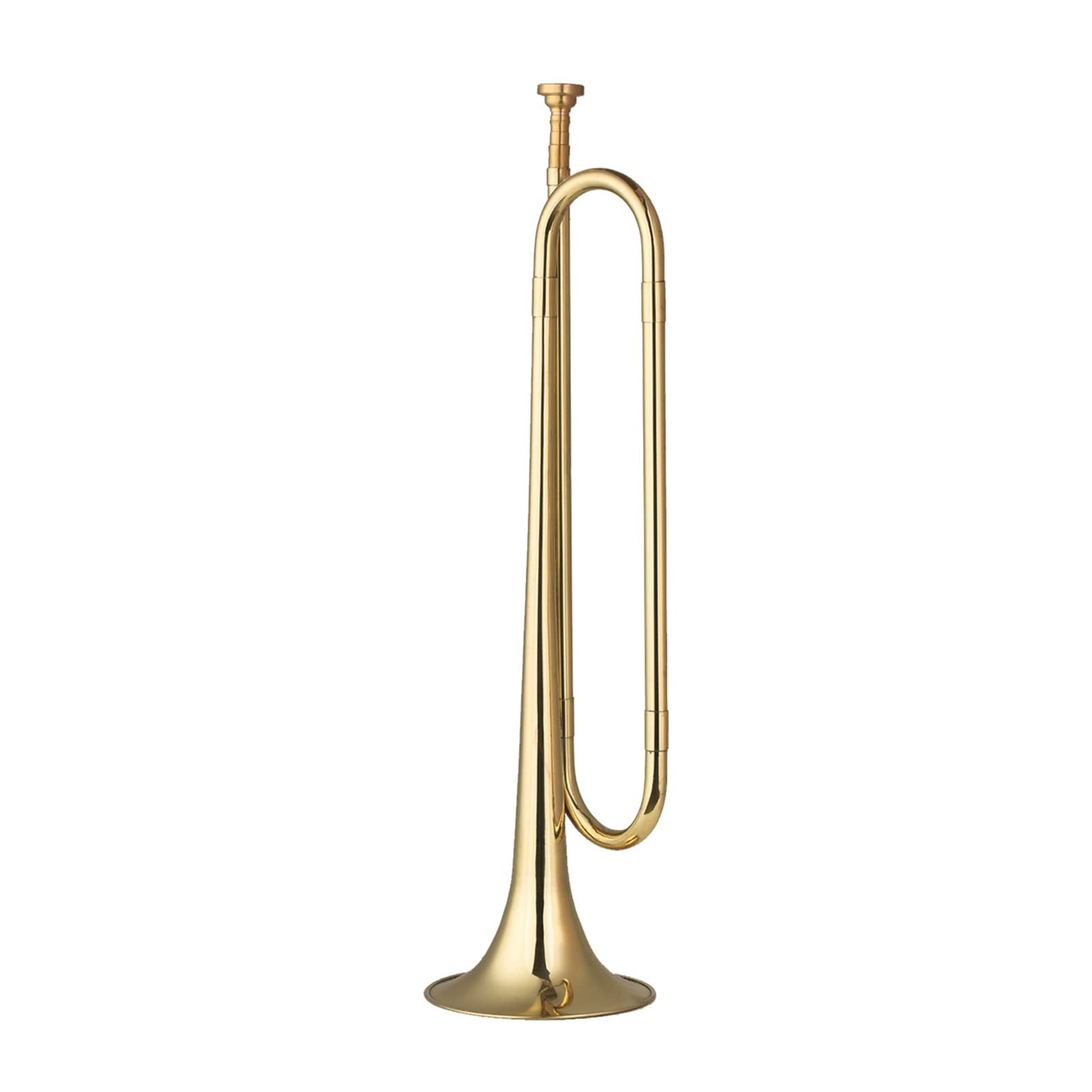 VSOLS C Bugle Messing Trompete mit Mundstück for Anfängerschule Band Orchestra (18,7 Zoll) (Color : Trumpet)