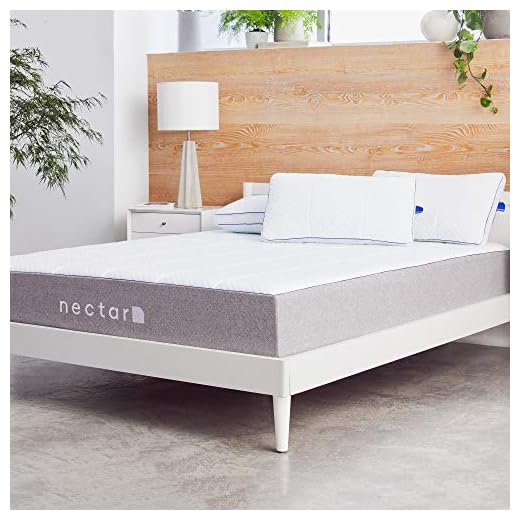 Nectar Full Mattress + 2 Free Pillows - Gel Memory Foam