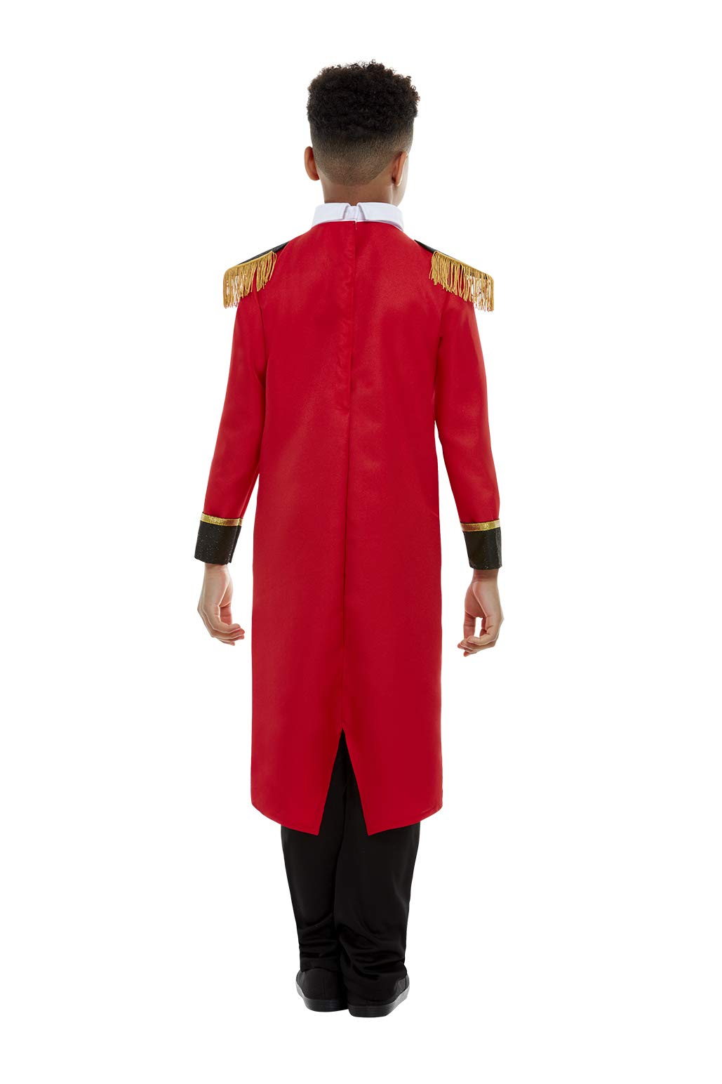 Smiffys Ringmaster Showman Costume, Kids Circus Leader, Ringleader & Fairground Entertainer Fancy Dress, Tailcoat - Image 3
